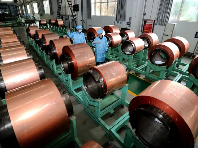 Copper strips